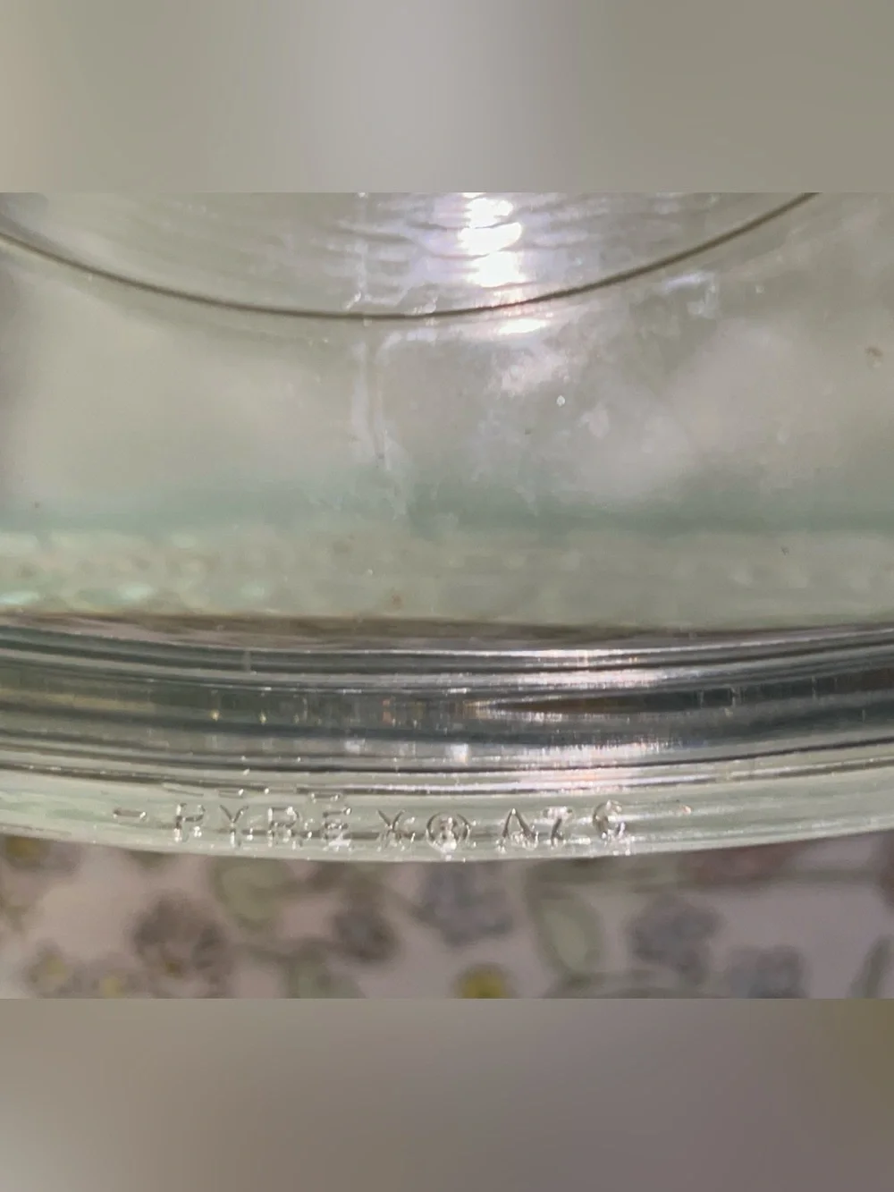 Pyrex Clear Glass Replacement Lid Vintage Square 6in Inner Rim 7 In Outer Rim